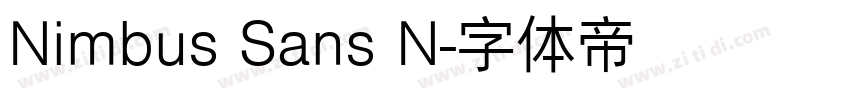 Nimbus Sans N字体转换 Nimbus Sans N字体转换